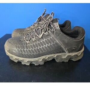 Timberland PRO Powertrain Work Shoes Mens 11 Black Alloy Toe EH ASTM F2413-18